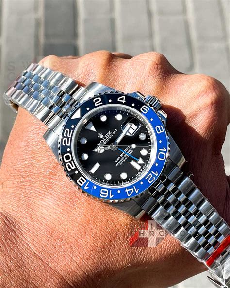 rolex gmt batman jubilee review|batman rolex price.